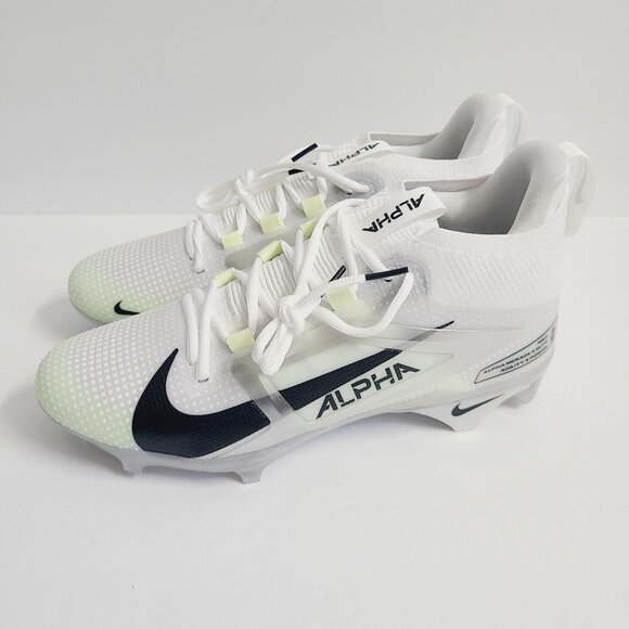 NEW Nike Alpha Menace 4 Elite Football Cleats FD7036-100 Size 10 White